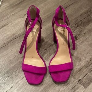 I.N.C. International Concepts Lexini ankle-strap dress sandals in fuchsia